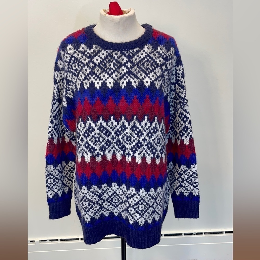 CONTEMPORAINE by Simmons colourful winter pullover sweater | alpine sweater